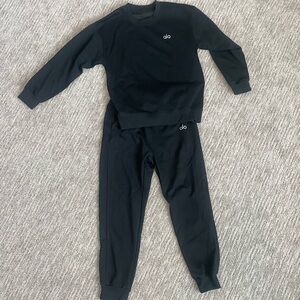 Black ALO yoga sweatsuit. Worn once